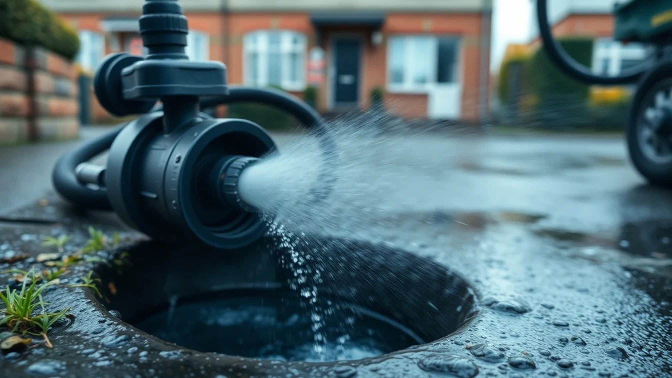 Drain Jetting in Leith, City of Edinburgh