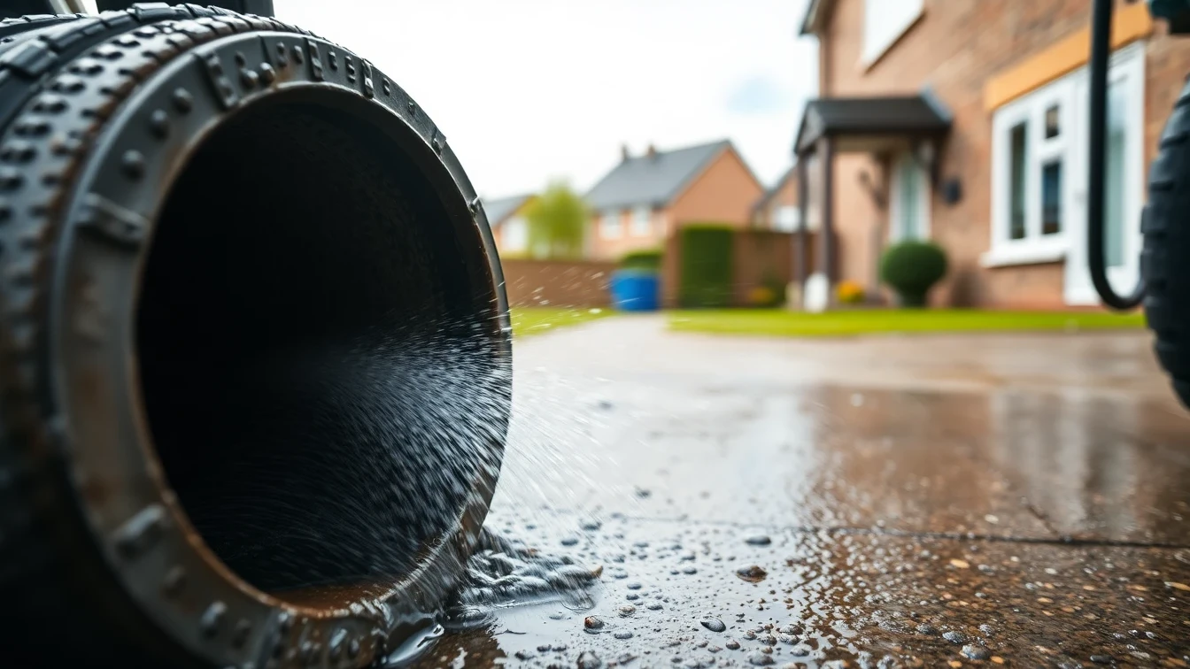 Drain Jetting in Livingston, West Lothian