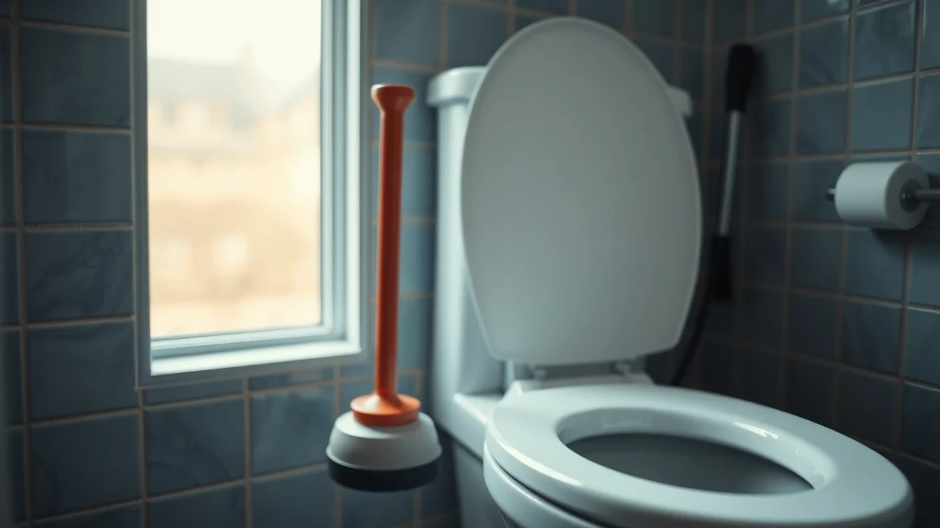 Blocked Toilet in Edinburgh, Scotland