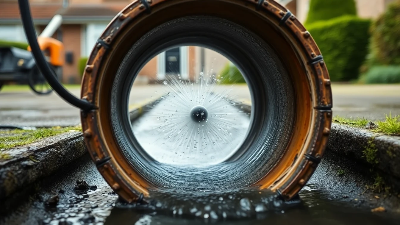 Drain Jetting in Edinburgh, Scotland