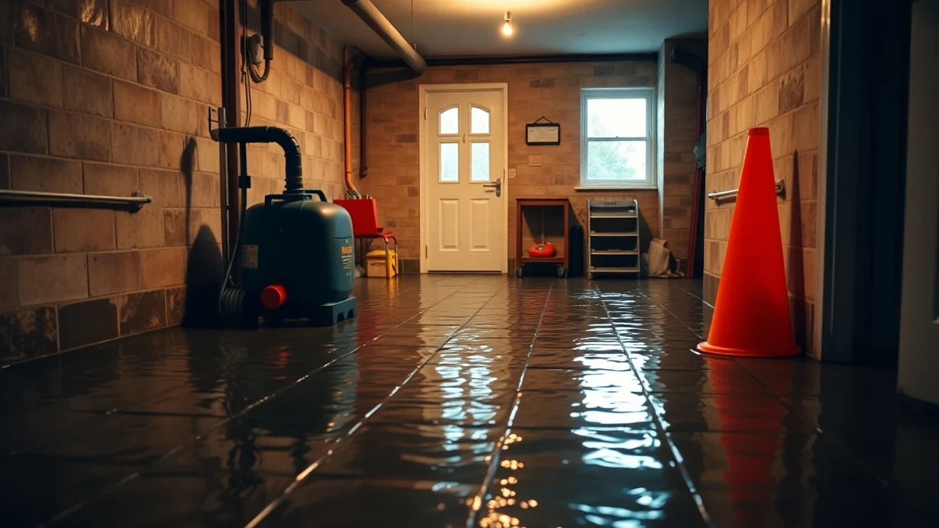 Flooding Emergency in Edinburgh, Scotland